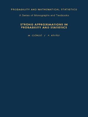 cover image of Strong Approximations in Probability and Statistics